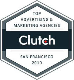 Logo for Clutch Top Advertising and Marketing Agencies in San Francisco 2019