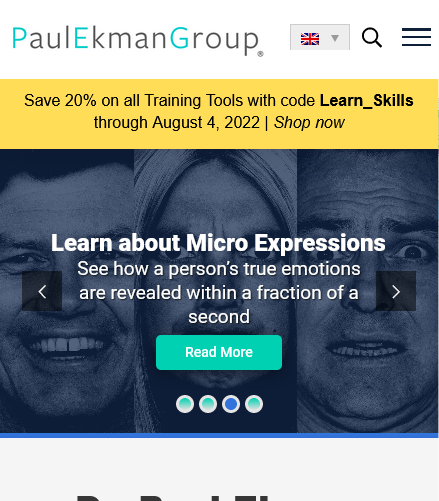 Paul Ekman Group website