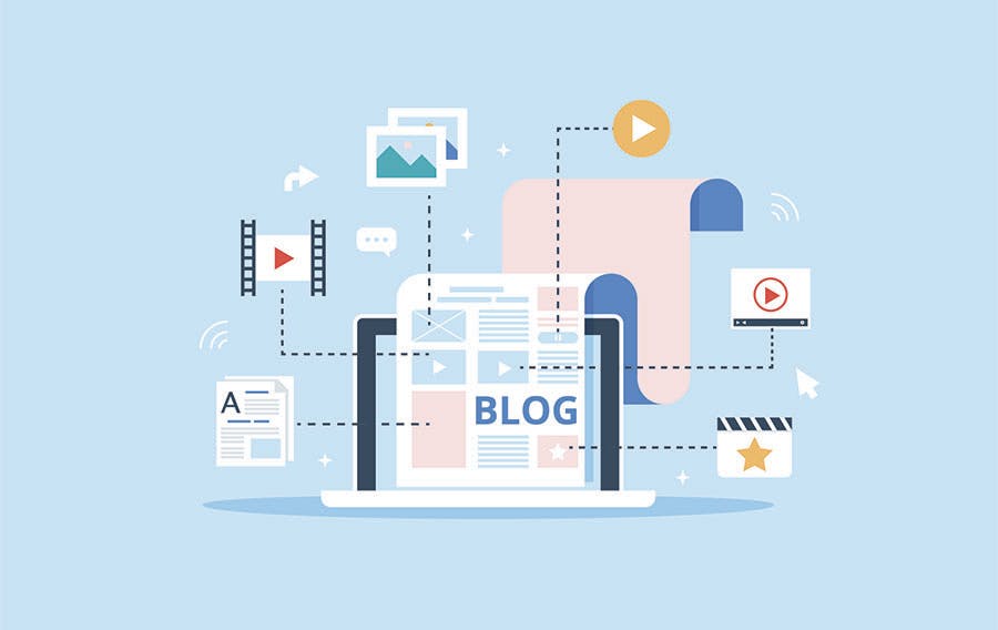 Illustration of Blog Content Strategy