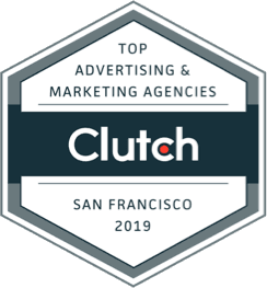 Logo for Clutch Top Advertising and Marketing Agencies in San Francisco 2019