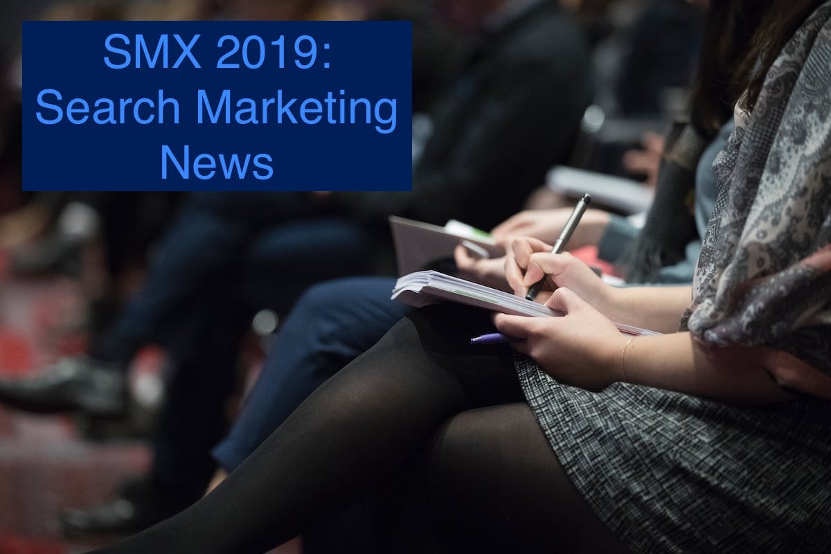 SMX East 2019 Conference Attendee Taking Notes