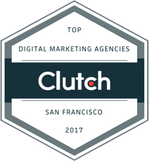 Top Digital Marketing Agencies San Francisco for 2017 Badge from Clutch