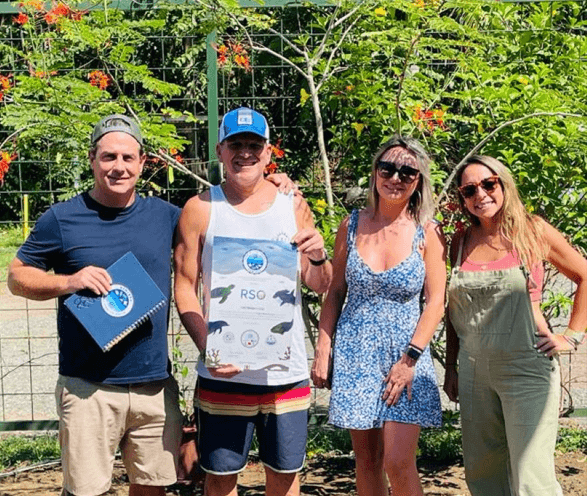 RSO company volunteering with MareBlu